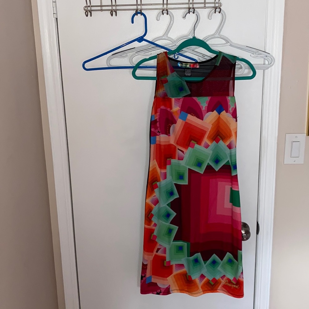 Lively geometric dress